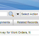 Work Log Tab Highlighted