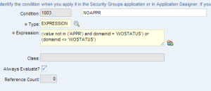 Conditional Expression - WOSTATUS